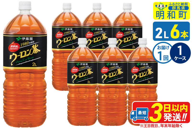 ウーロン茶 伊藤園 ＜2L×6本＞【1ケース】1回のみ [ふるさと納税 お茶 ウーロン茶 ペットボトル 国産 まとめ買い 伊藤園]