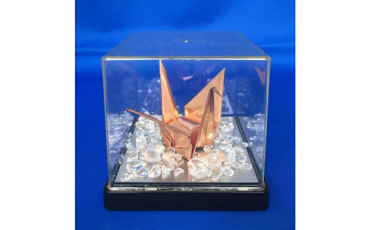 【銅鶴】鶴の恩返し 日頃の感謝を込めて　　　幸せの鶴(どんな用途にも)