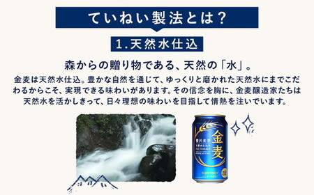 【9か月定期便】 サントリー　金麦（350ml×24本）（萩原酒店）