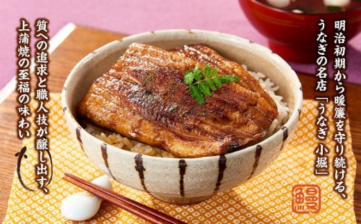 国産厳選鰻　明治初期創業「小堀」の上蒲焼（5尾セット）