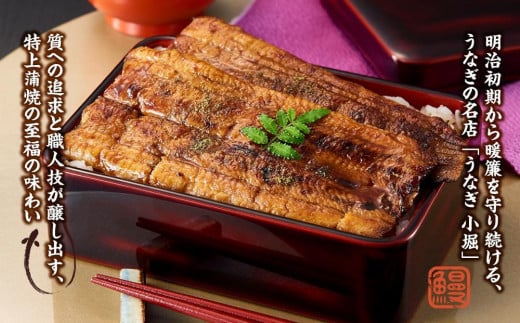 国産厳選鰻　明治初期創業「小堀」の特上蒲焼（6尾セット）