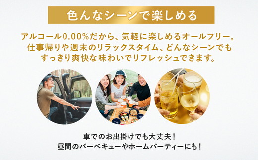 【2か月定期便】 サントリーオールフリー350ml缶24本（萩原酒店）