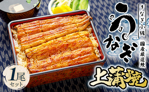 国産厳選鰻　明治初期創業「小堀」の上蒲焼（1尾セット）