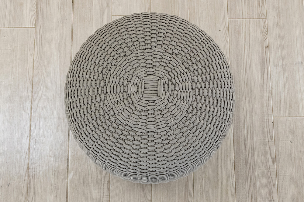 椅子 ヘイジー ムーンプーフ／シルバーグレー アルミニウムフレーム ポリプロピレンロープ