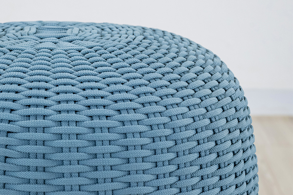 椅子 ヘイジー ムーンプーフ／カルモブルー アルミニウムフレーム ポリプロピレンロープ