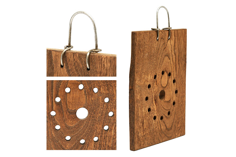 観葉植物着生用プレート 木製 小(約20×15cm) 1枚 コウモリラン ビカクシダ