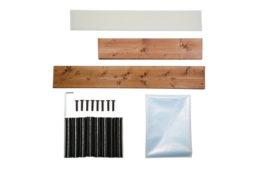 お手軽ビオトープ 池製作キット(W120×D90×H18.5cm) ブラウン