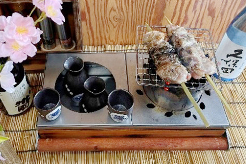 野燗炉「悠月花」（375mm×190mm×100mm） お酒 日本酒 燗酒 料理 食事 燗の美学