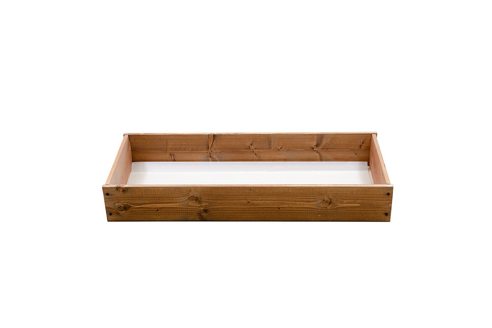 お手軽ビオトープ 池製作キット(W120×D45×H18.5cm) ブラウン