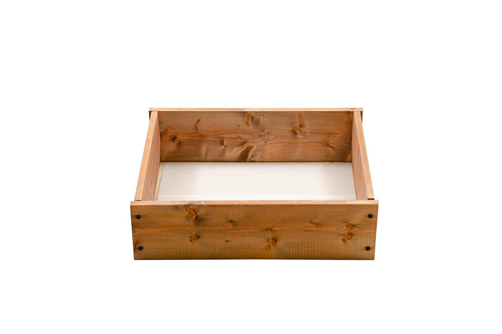 お手軽ビオトープ 池製作キット(W60×D45×H18.5cm) ブラウン