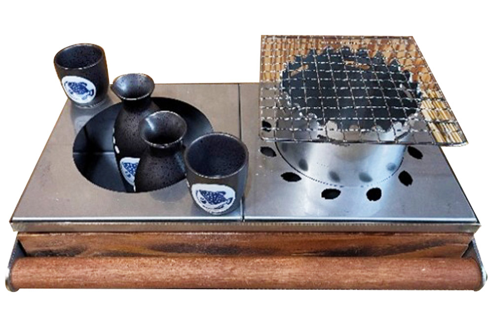 野燗炉「悠月花」（375mm×190mm×100mm） お酒 日本酒 燗酒 料理 食事 燗の美学