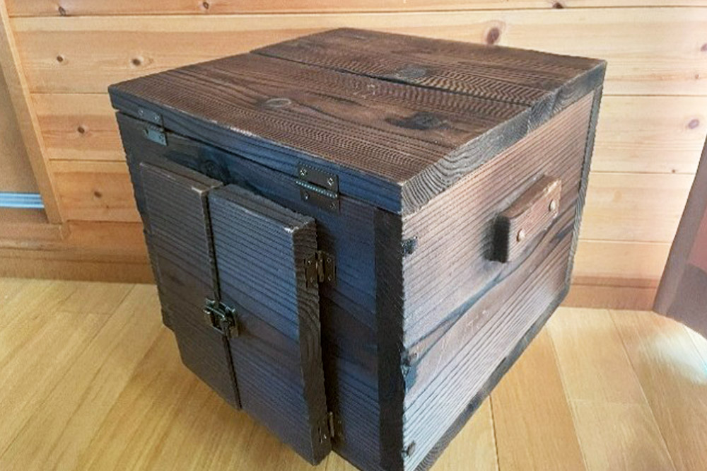 小型囲炉裏「俺の囲炉裏」（W350mm×H350mm×L350mm） 囲炉裏 見酒 花見酒 月見酒 雪見酒 日本の伝統