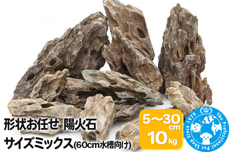 陽火石 サイズミックス（約5～30cm）10kg