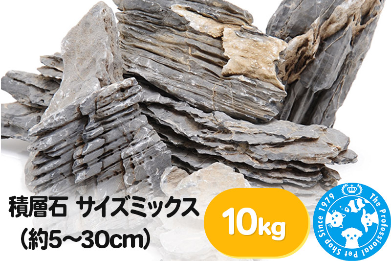 積層石 サイズミックス（約5～30cm）10kg
