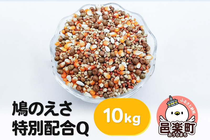 鳩のえさ 特別配合Q 10kg×1袋 サイトウ・コーポレーション 飼料