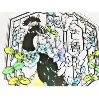 KOEDO川越硝子「切り絵ガラスアート」M(芒種)