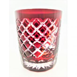 KOEDO川越硝子『川越切子「時の鐘矢来(銅赤)」』