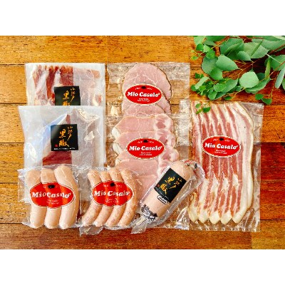 【のし付き】【小江戸黒豚】ハム・ソーセージ詰め合わせBセット【配送不可地域：離島】