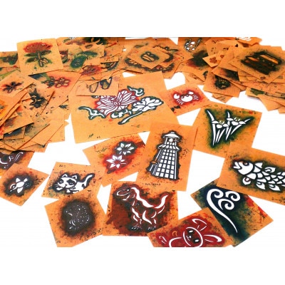 川越市ふるさと納税　伝統工芸　型友禅体験チケット  1名様用