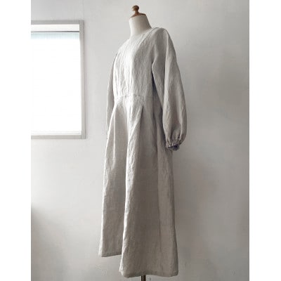 KIKONO Johanna mieli アーミッシュワンピース　ゴム袖　生成