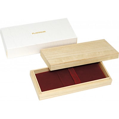 プラチナ万年筆　#3776　センチュリー　PNB-15000【グリーン】川越唐桟ペンケース付き