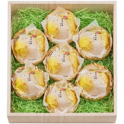 清水白桃ゼリー7個入/冷菓 スイーツ