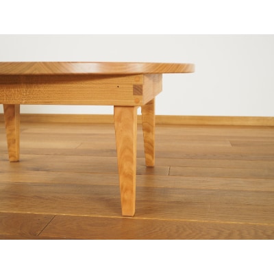 【UMEBACHI FURNITURE】 山桜のちゃぶ台　直径60cm　折り畳み　国産材　申込後生産