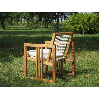 【UMEBACHI FURNITURE】 胡桃のロープチェア 　国産クルミ材 【申込後生産】