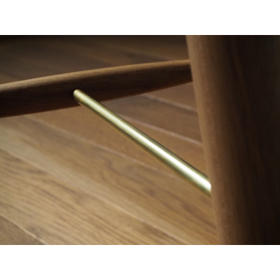 【UMEBACHI FURNITURE】 まる座スツール　3本脚　国産クルミ材【申込後生産】