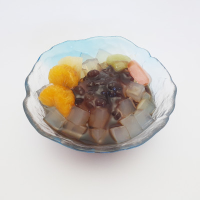 小江戸あんみつセット　黒みつ188g・抹茶198g　各2食(計4食)埼玉県川越市製