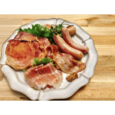 【のし付き】【小江戸黒豚】ハム・ソーセージ詰め合わせAセット【配送不可地域：離島】