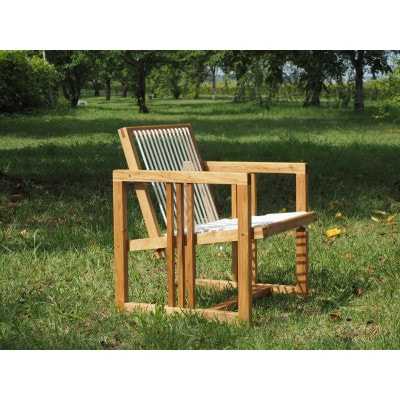 【UMEBACHI FURNITURE】 胡桃のロープチェア 　国産クルミ材 【申込後生産】