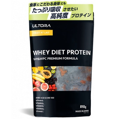 ULTORA ホエイダイエットプロテイン 810g フルーツオレ風味
