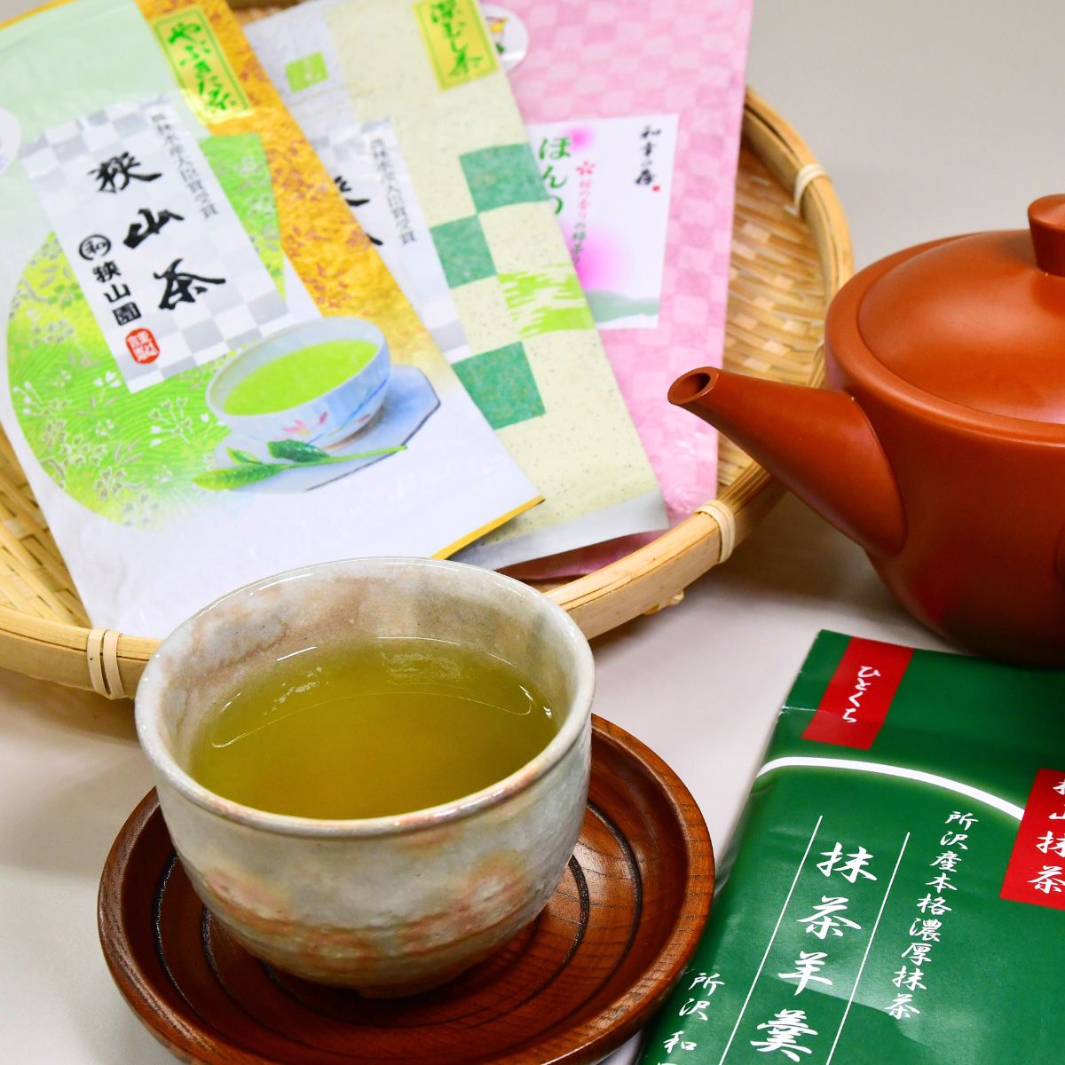 ＜農林水産大臣賞受賞＞ 狭山茶と羊羹の詰め合わせ ギフトセット 和田園