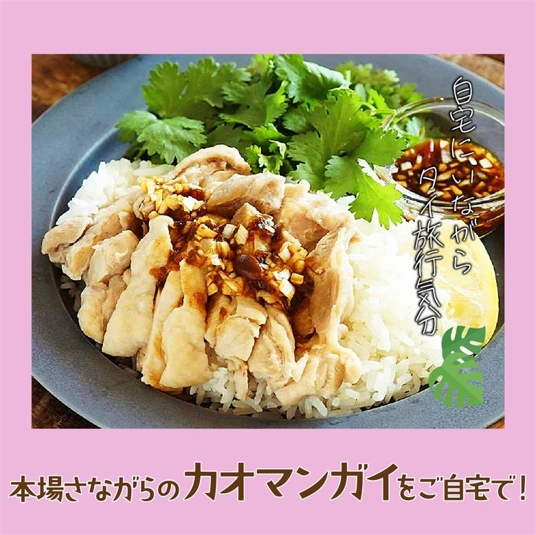 渋谷カオマンガイ 弁当パッケージ 3食入り DineVita Group株式会社 埼玉県 所沢市