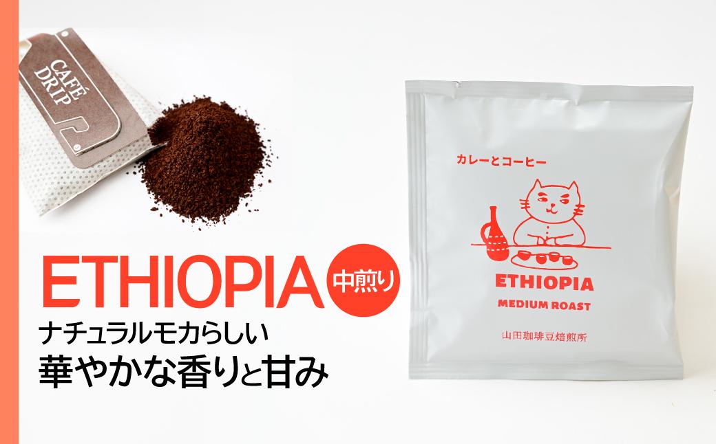 ドリップバッグ コーヒー エチオピア 中煎り 50パック 山田珈琲豆焙煎所 | コーヒー 珈琲 焙煎 エチオピア ドリップバッグ アウトドア ブレンド ネゴンボ 埼玉県 所沢市