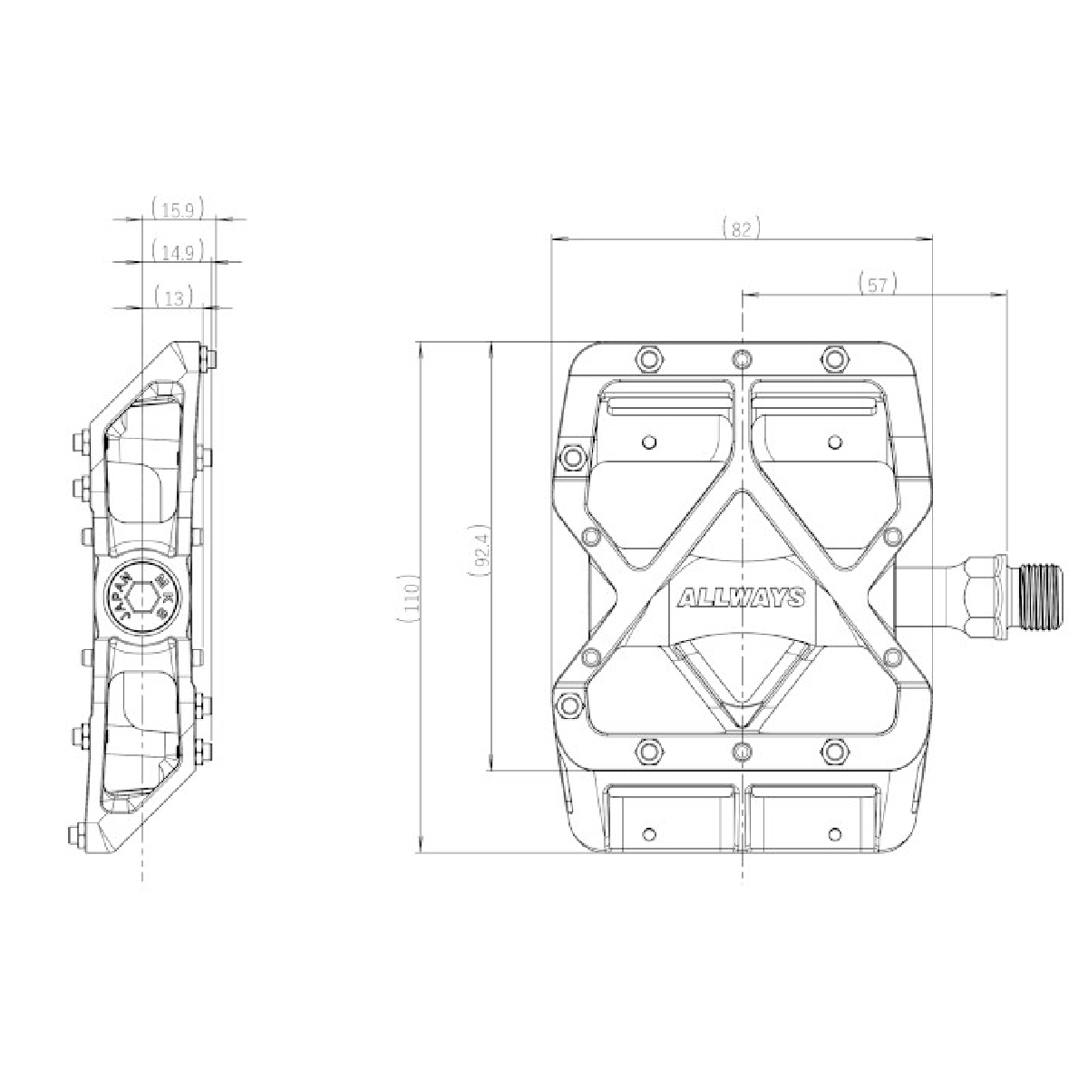 ALLWAYS BLACK ILVER 三ヶ島製作所 MKS