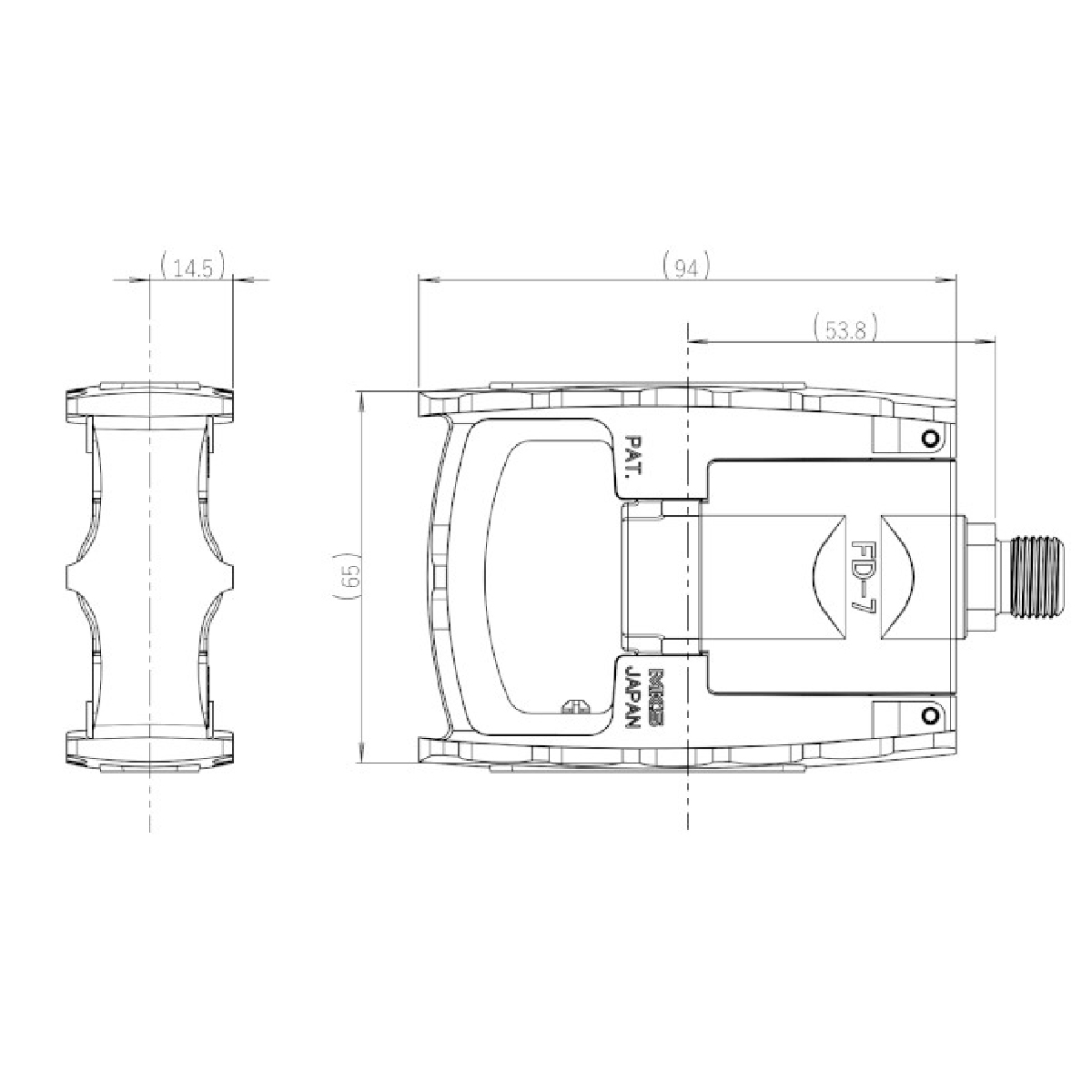 FD-7 SILVER ILVER 三ヶ島製作所 MKS