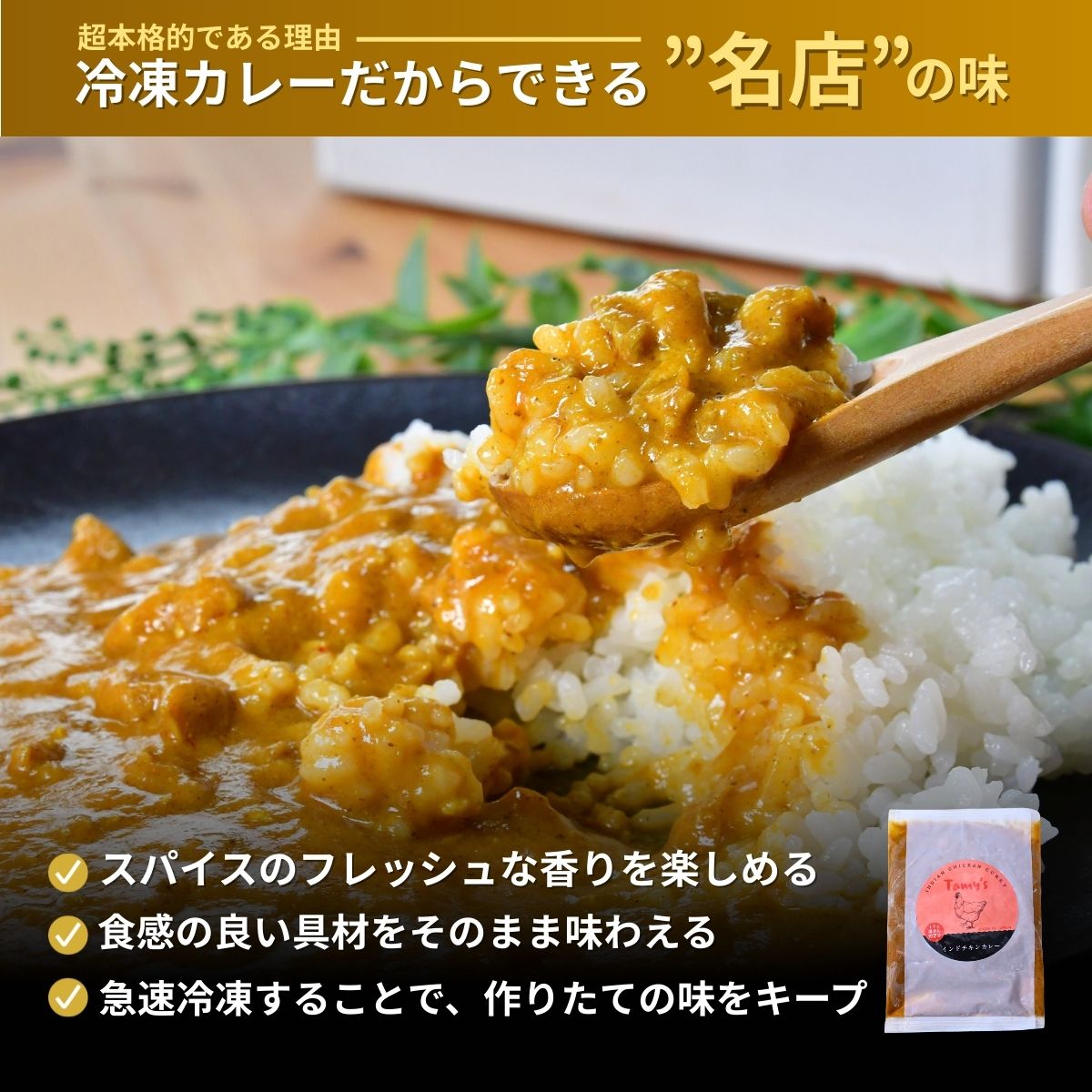 インドチキンカレー 180g×5袋 タミー食品