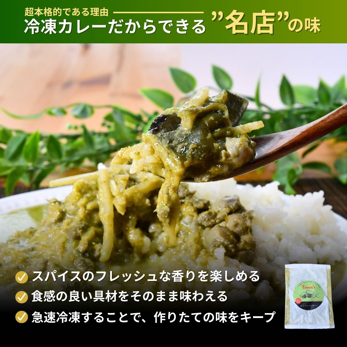 タイグリーンカレー 180g×10袋 タミー食品