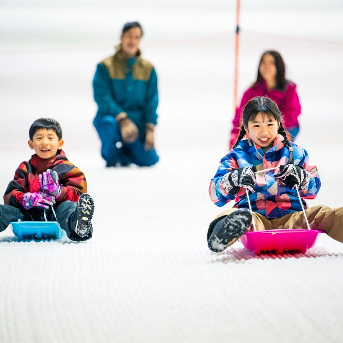 狭山スキー場 親子ワンデーチケット2枚 (中学生以上1枚・3歳～小学生1枚)