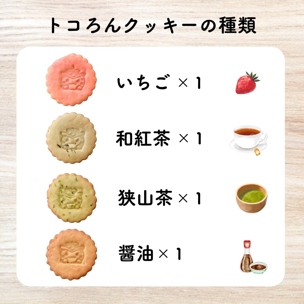 トコろんクッキー7種10枚セット ドゥ・クロッシュ