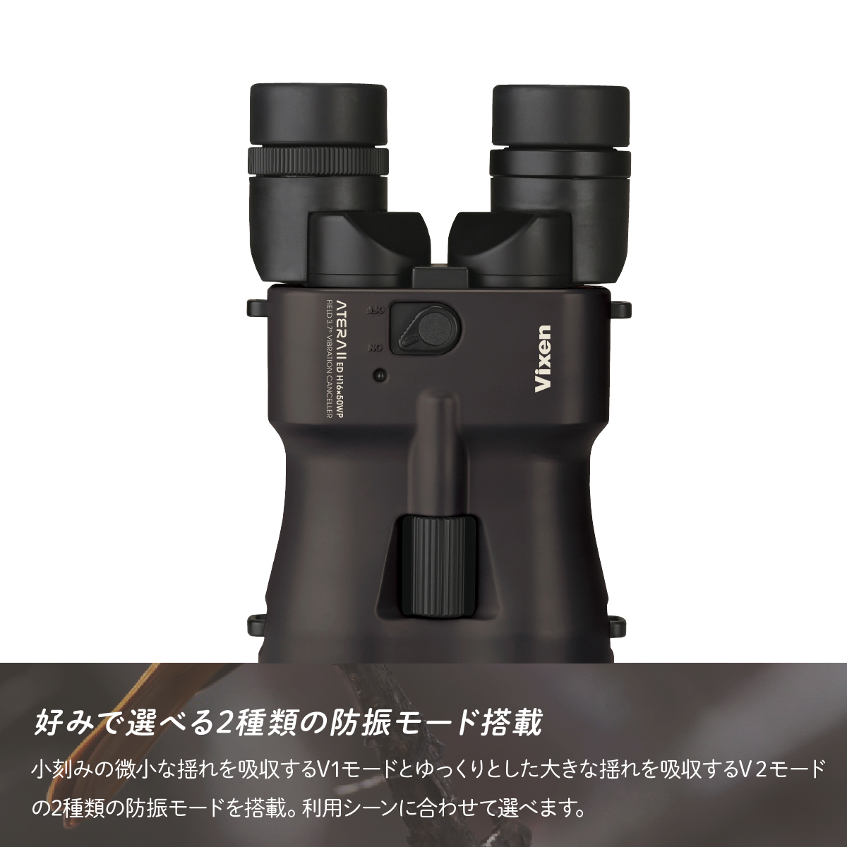 防振双眼鏡 ビクセン アテラ ATERAII EDH16x50WP (ブラックブラウン) Vixen