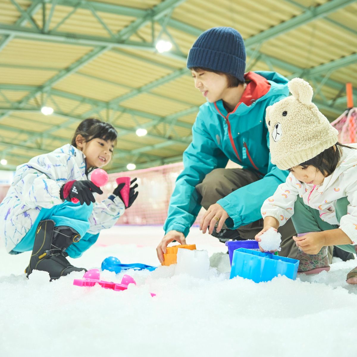 狭山スキー場 ファミリーワンデーチケット4枚 (中学生以上2枚・3歳～小学生2枚)