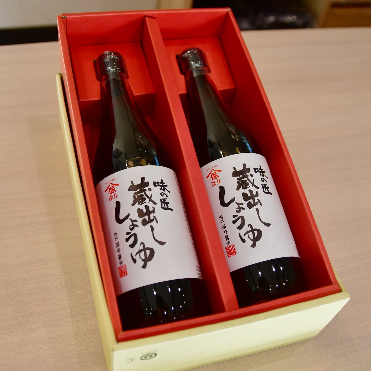 蔵出ししょうゆ 720ml×2本 深井醤油