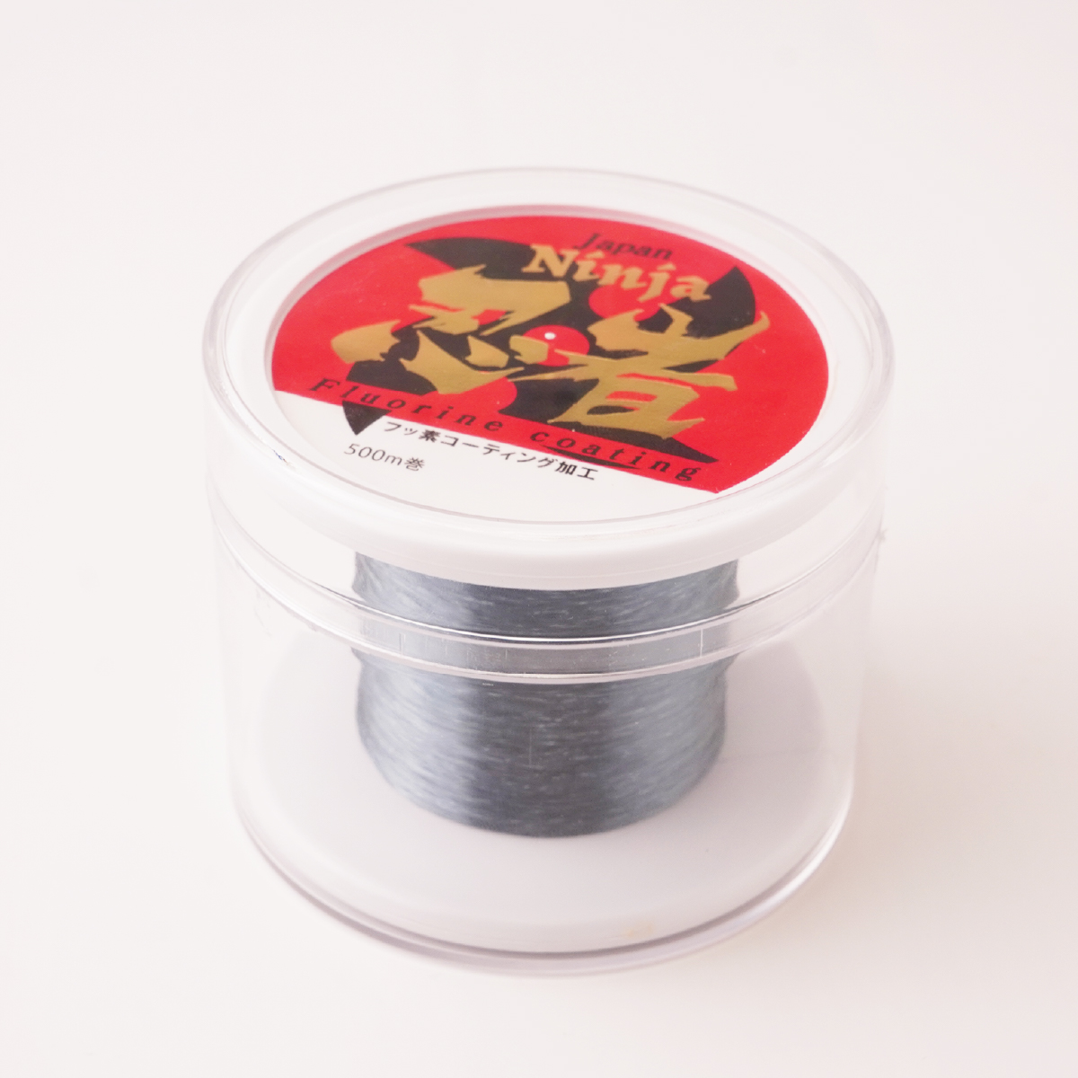 釣り糸 ナイロンライン『忍者』500m (1.5号) 6Lb グレー 1.5号