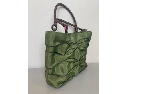 畳屋さんのヘリバッグ【こだわりのオリジナルバッグ】ティーグリーン[52217205]