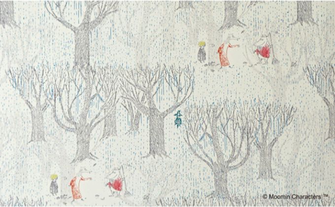 MOOMIN(ムーミン) ファブリックフレーム Mサイズ(11月のある日)[52210384]