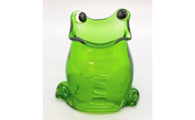 【ガラス製一輪挿し】カエル・大しぼり・金魚セット[52210763]