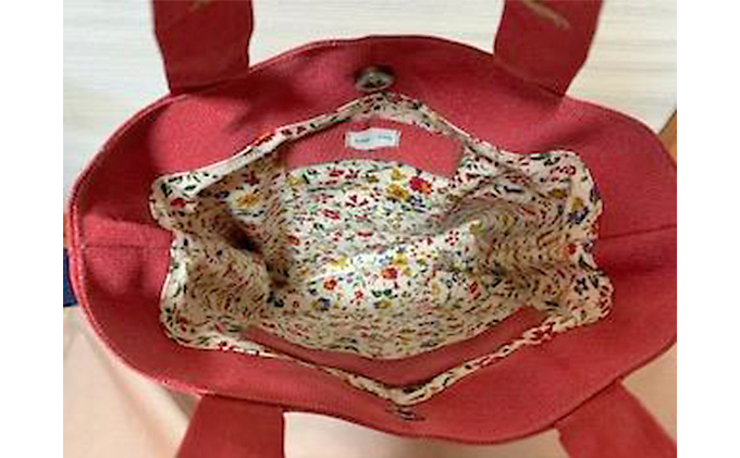 畳屋さんのヘリバッグ【手さげ(横はぎ)】赤[52217200]